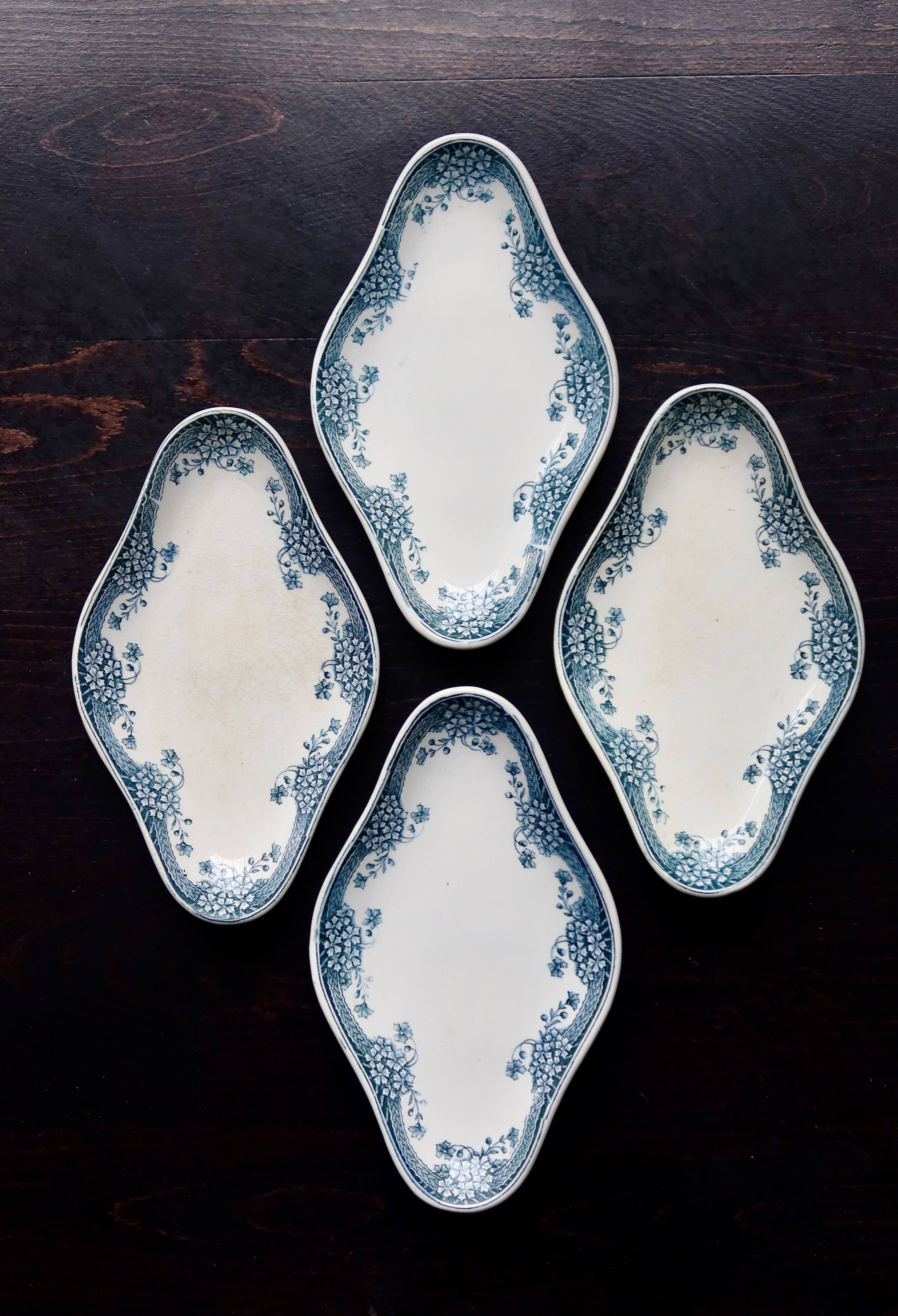 Vintage earthenware dish from Saint Amand Nouvelle Usine Céramique du Nord