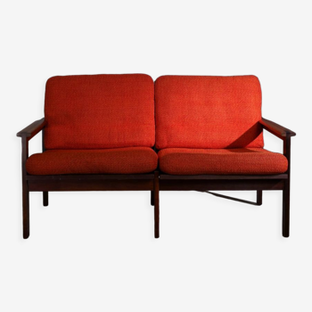 Scandinavian Modern Capella sofa by Illum Wikkelsø for N.Eilersen, Sweden, 1960`s