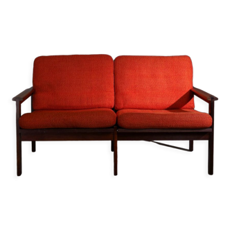 Scandinavian Modern Capella sofa by Illum Wikkelsø for N.Eilersen, Sweden, 1960`s