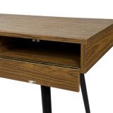 Vintage Office Workplace Compact 70s Glue Veneer