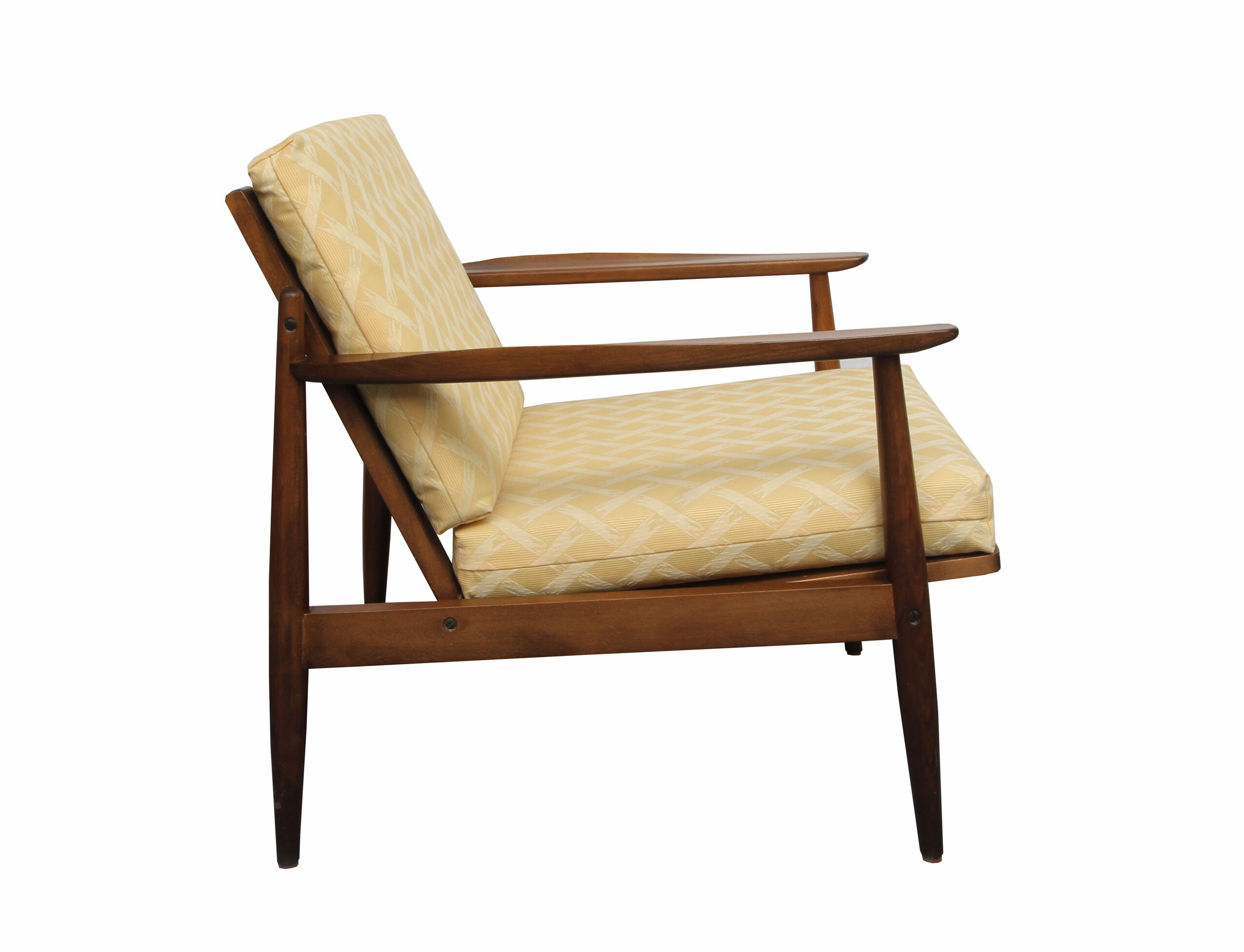 1960s armchair in yellow