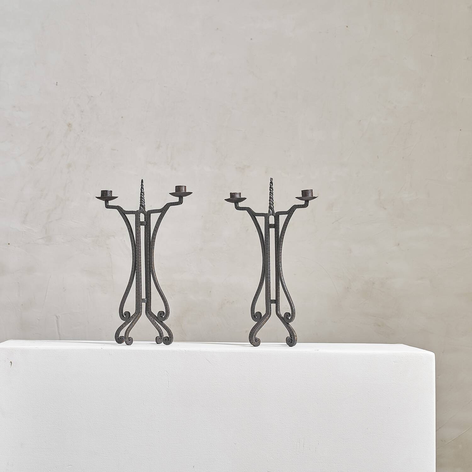 Arabesque candle holders