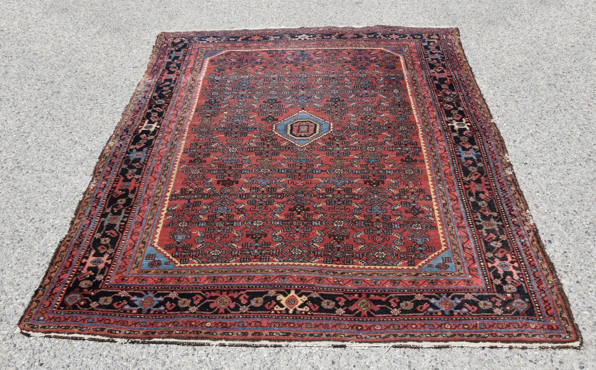 Oriental carpet Iran MALAYER Vintage : 1.55 x 2.00 meters - wool