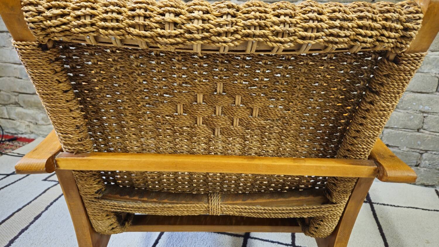 Erich Diekmann rope armchair 1960