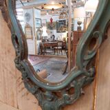 Venetian style weathered wooden mirror