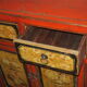 Mid century Chinese painted cabinet with 2 doors and 2 drawers
