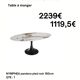 Dining table nymphéa by sia home