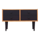 Commode en frêne, design danois, années 70, production : Danemark