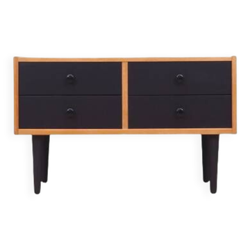 Ash chest of drawers, Danish design, 70's, production: Denmark