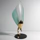 Paire de lampes de table Néfertiti Murano