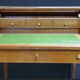 Art deco cylinder slope desk