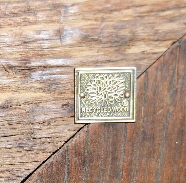 Table basse bois brut 1960