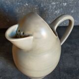 Ceramic potter's pitcher with matte enamel, 50s