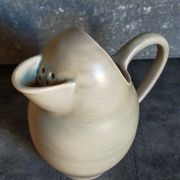Ceramic potter's pitcher with matte enamel, 50s