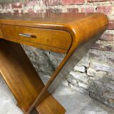 Art deco style console with 2 drawers