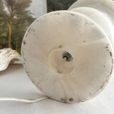 Lampe à poser vase Médicis en résine façon albatre vintage