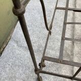 Folding bed in wrought iron 19th century