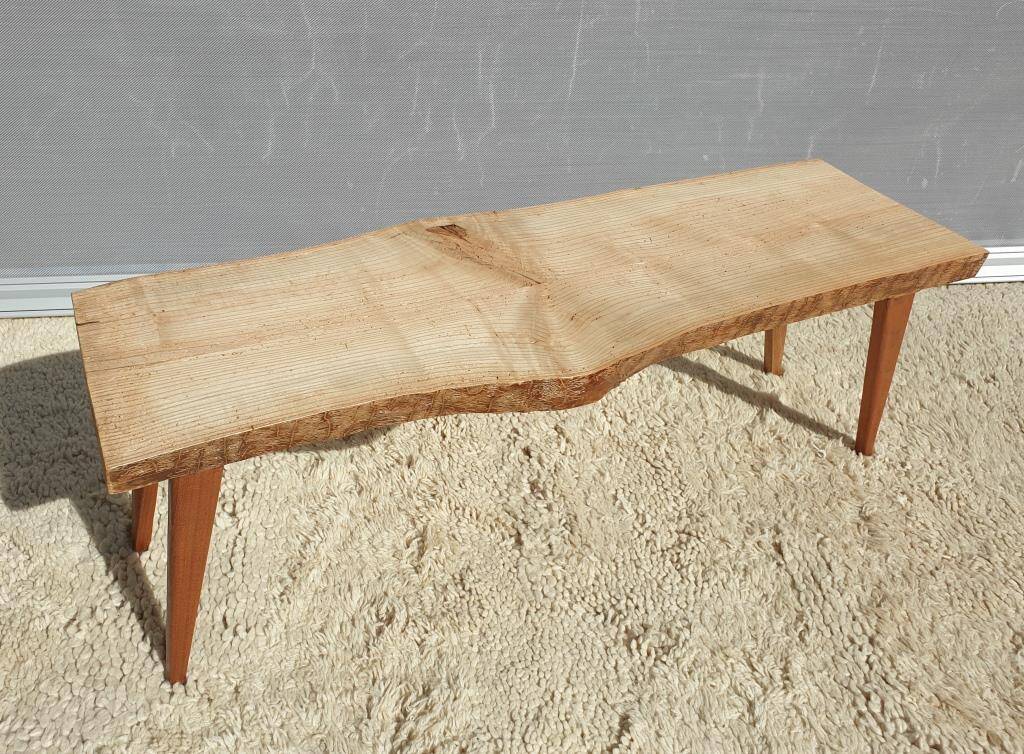 Raw design coffee table with compass legs