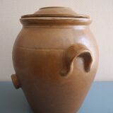 large antique vinegar cruet glazed stoneware old french stoneware vinegar cruet