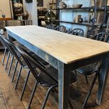 Patinated dining table
