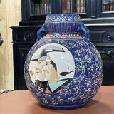 Vase in Quimper earthenware 1930s