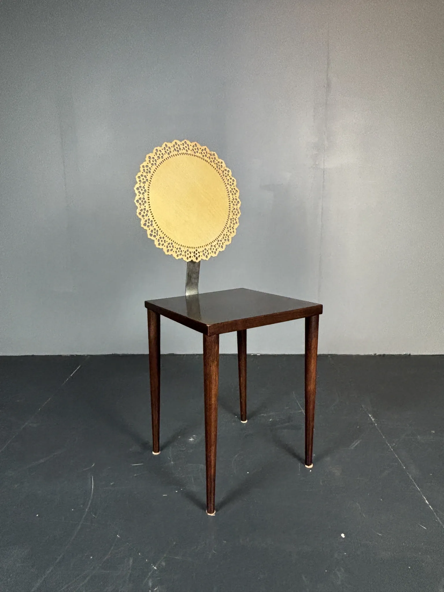Sculptural Italian Tatlim side chair or dining chair, Marco Mencacci, 1990s