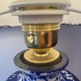 Ceramic vase lamp veb haldensleben – gdr | unique recycled piece