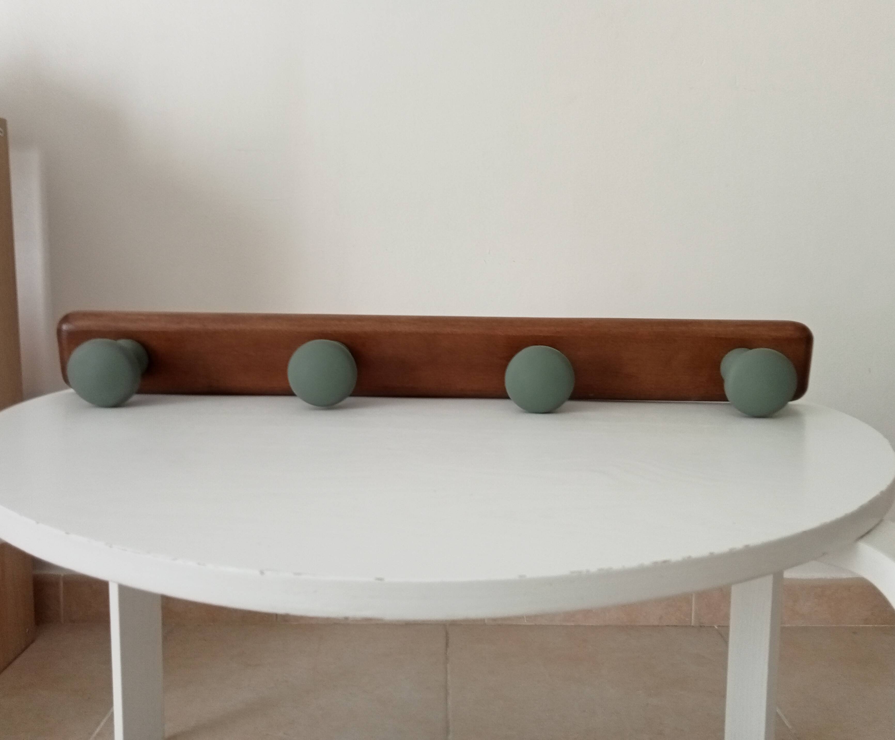 Vintage wall coat rack