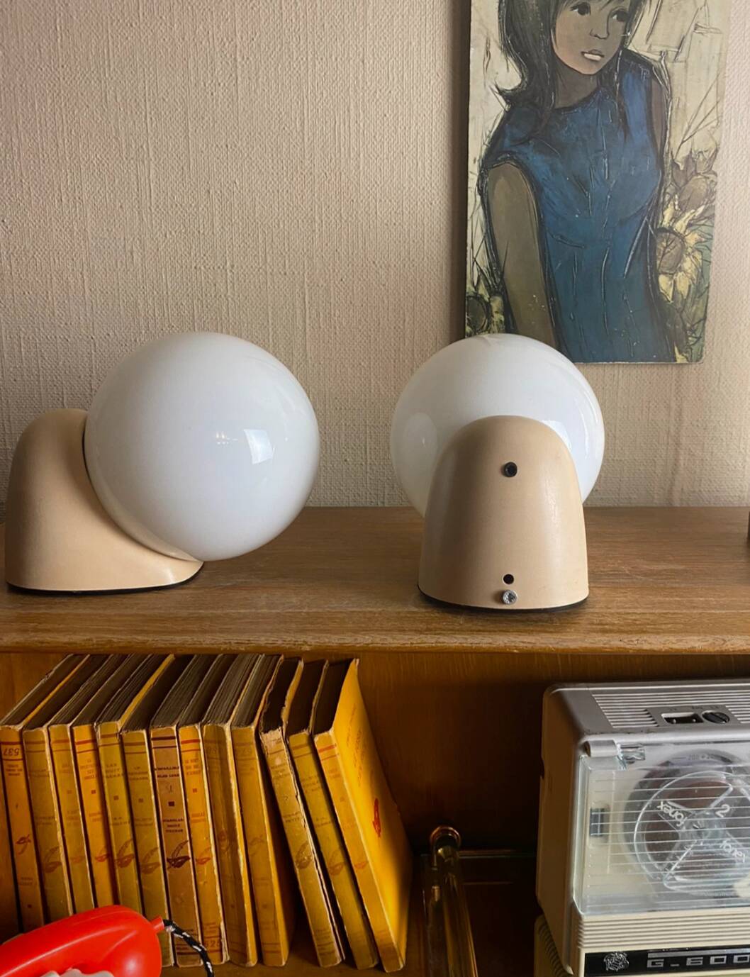 Vintage Tissot wall lights, 1970