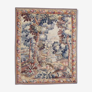 French tapestry Aubusson 19th century