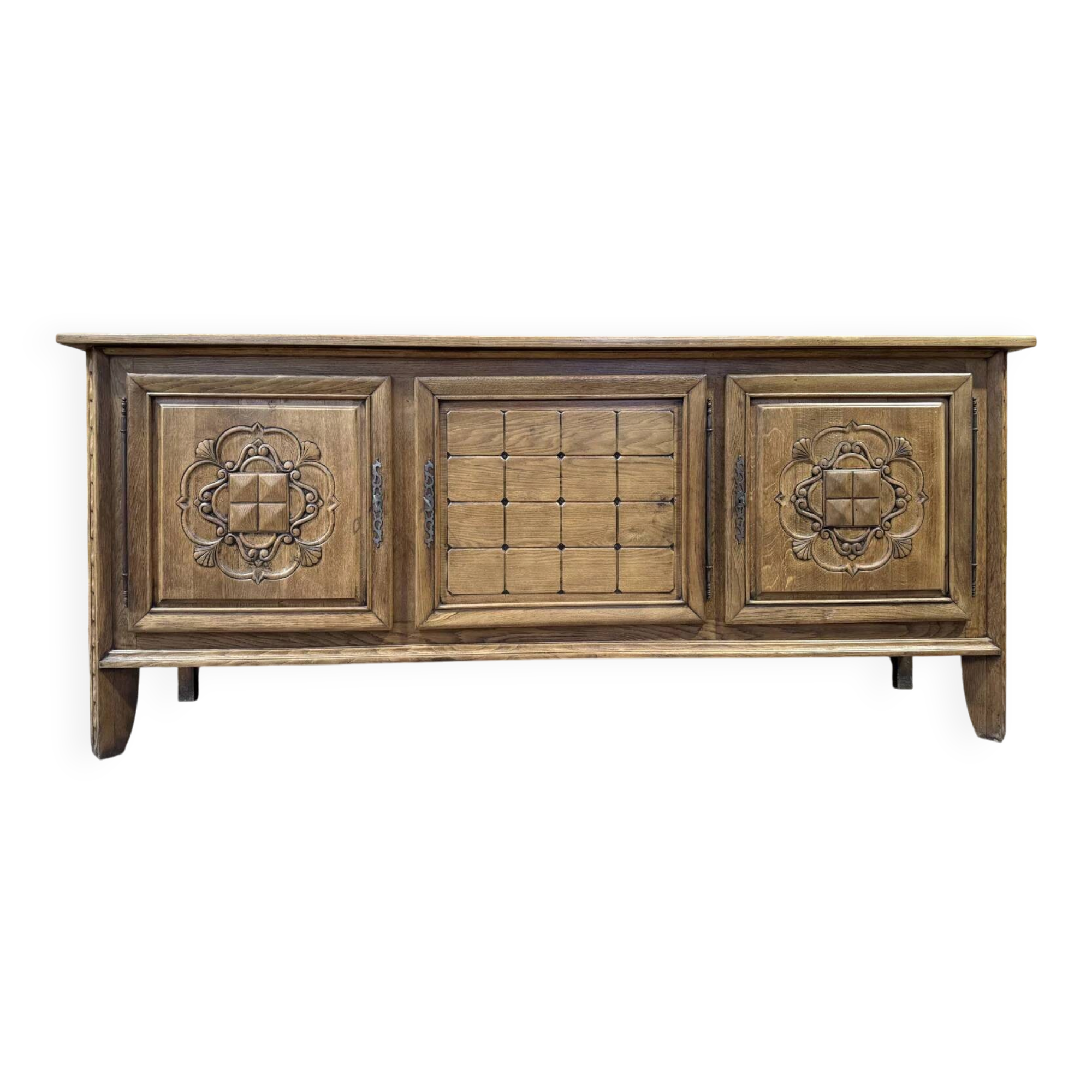 Large Art Deco sideboard in oak - Modernist Design 1950