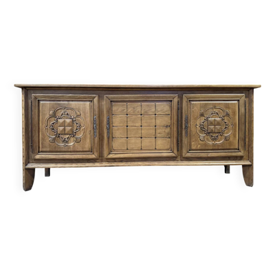 Grande enfilade Art Déco en chêne - Design Moderniste 1950