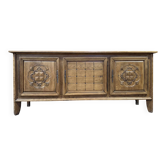 Grande enfilade Art Déco en chêne - Design Moderniste 1950