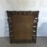 Vintage wooden mirror