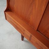 Teak highboard, Danish design, 1960s, production: Denmark