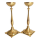 Scandinavian Modern Brass Candlesticks by Gunnar Ander for Ystad Metall