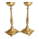 Scandinavian Modern Brass Candlesticks by Gunnar Ander for Ystad Metall