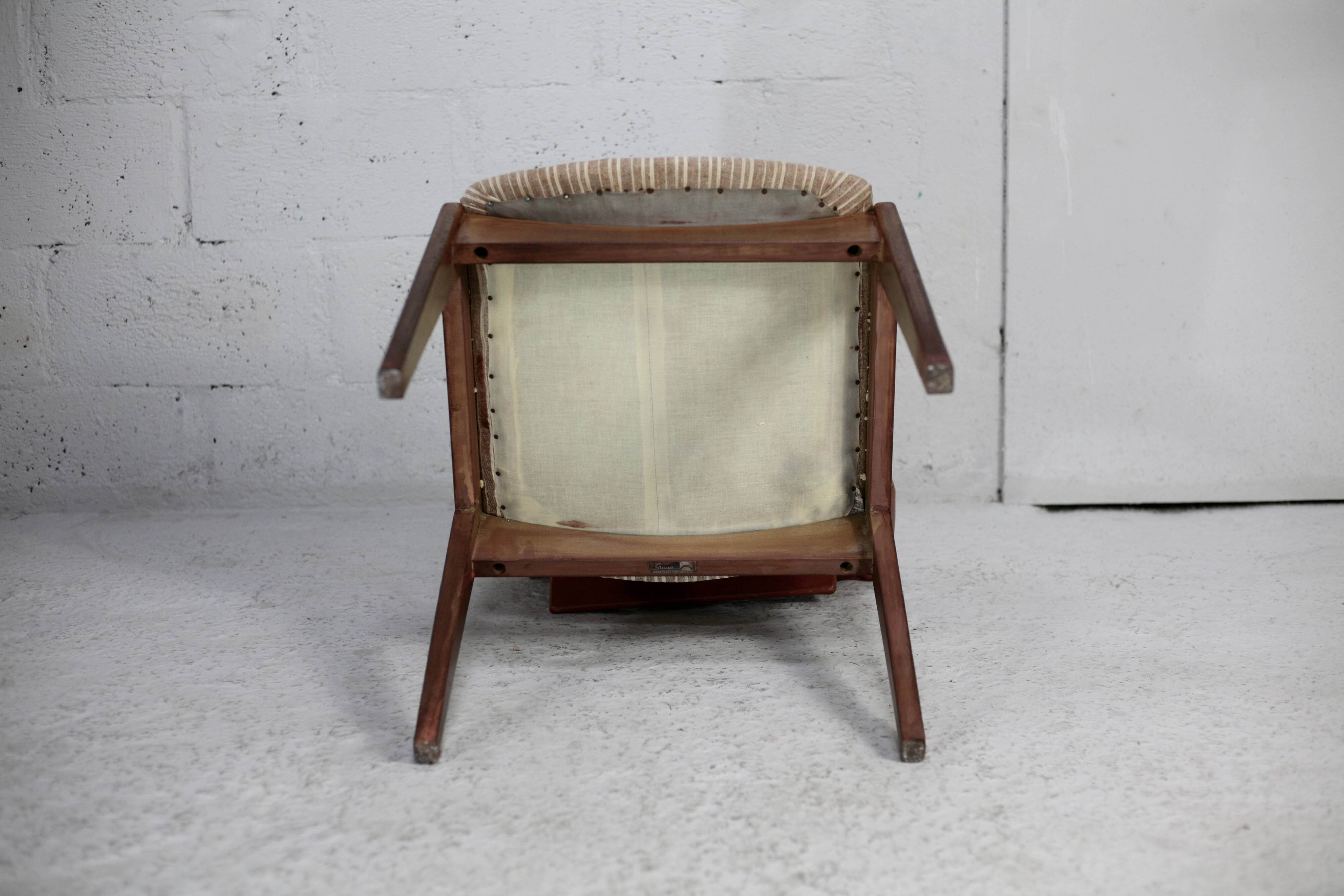 Chair by Michel Mortier. Steiner, 1953.