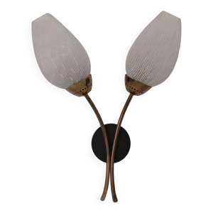 Applique tulipe murale