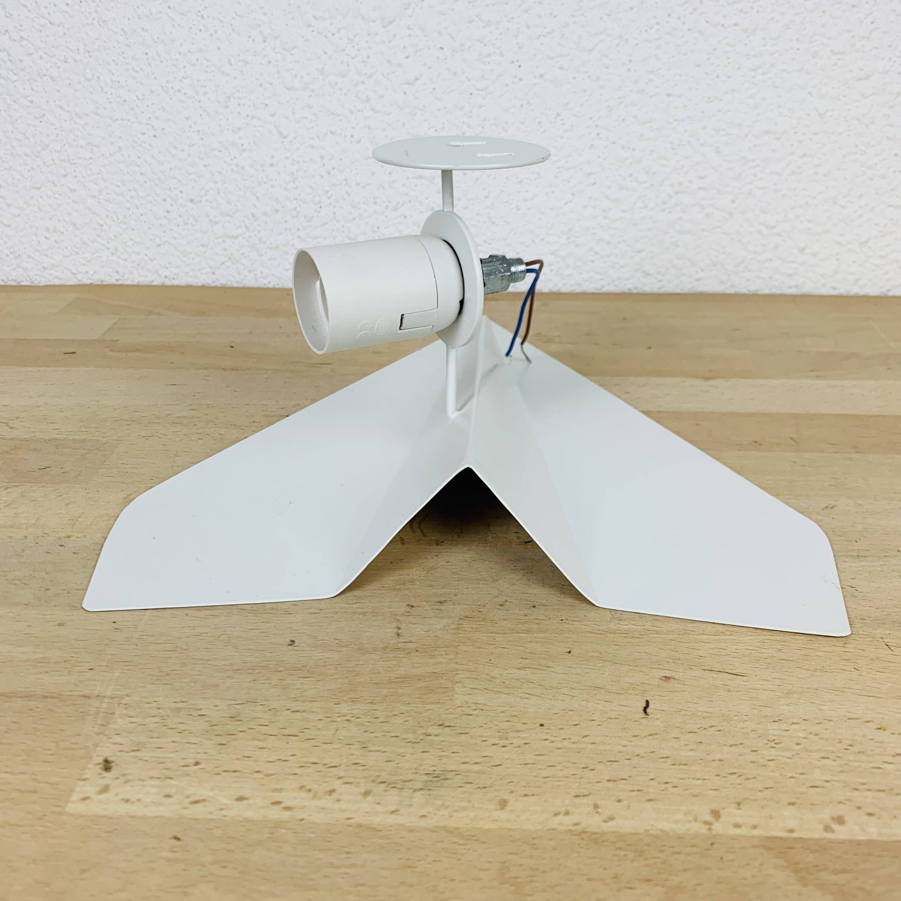 90s origami plane wall light