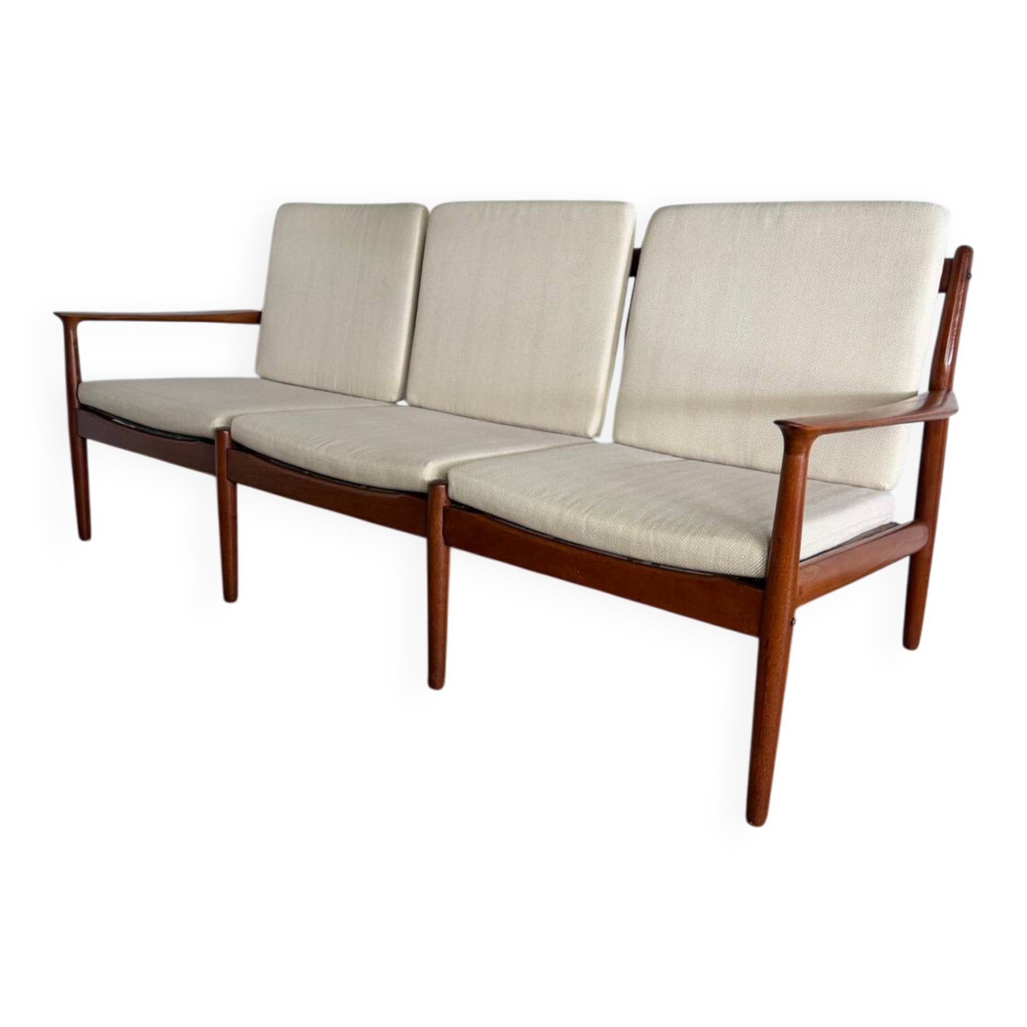 Scandinavian banquette in the style of Sven Ellekaer Eriksen from the 1960s.