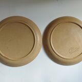 Sarreguemines Chamonix stoneware dinner plates