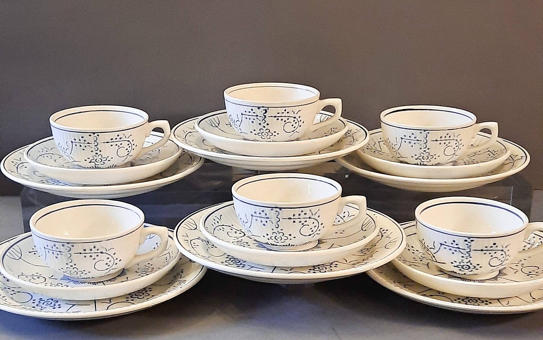 Boch Copenhague Service Thé / Café 6 personnes