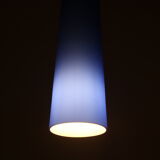1960s Blue glass hanging lamp by Vistosi, Italy
