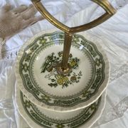 Serviteur 2 assiettes creuses MASONS modèle Manchu