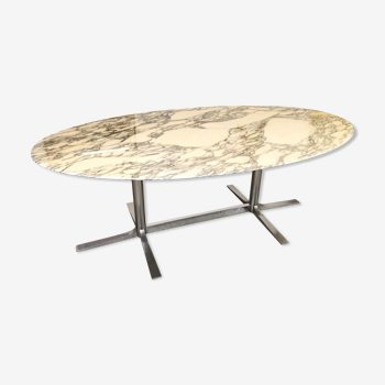 Vintage marble table design 1970