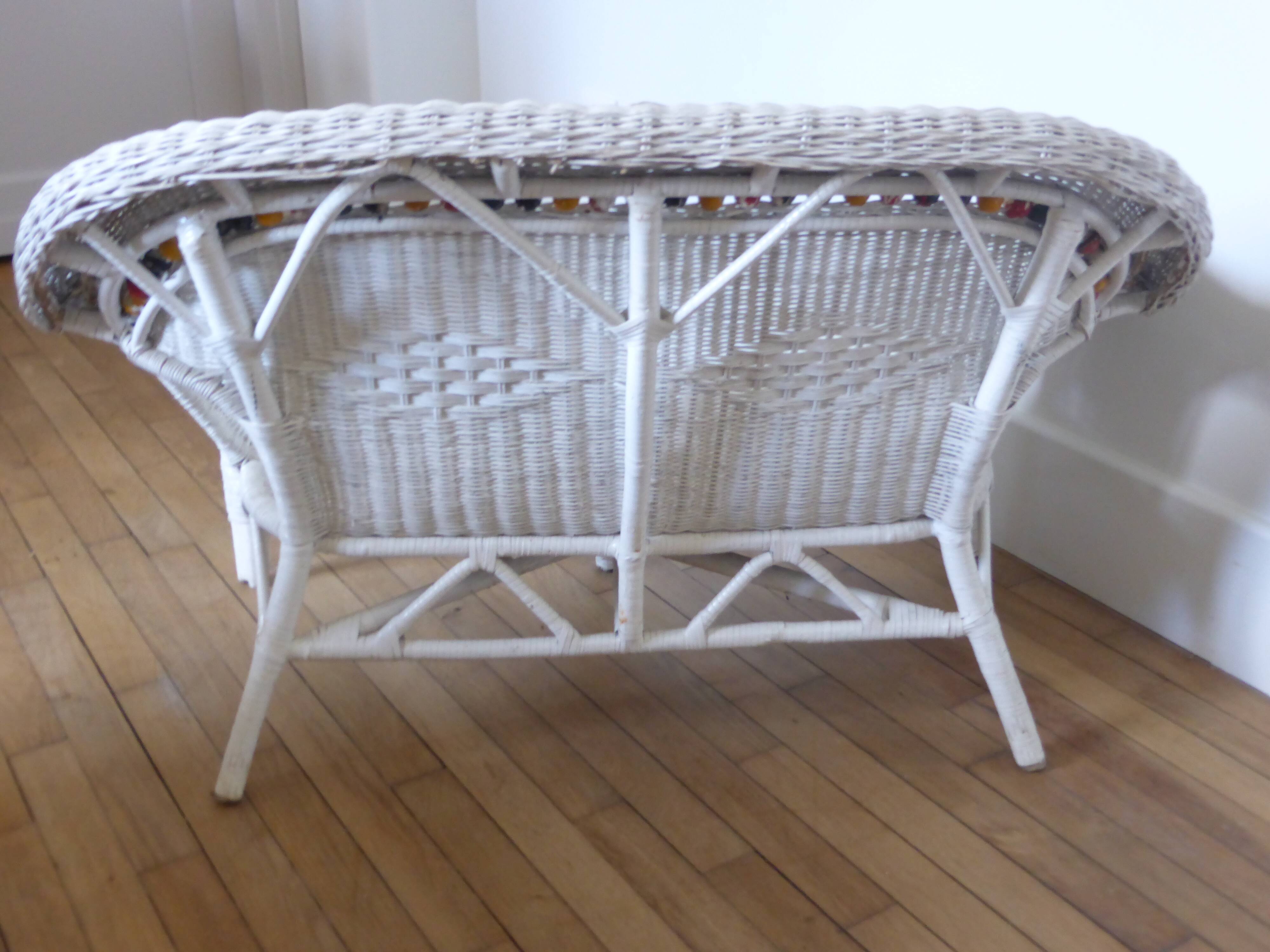 Armchair, child rattan seat