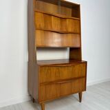 Secrétaire en noyer par Franz Ehrlich pour Hellerau, années 1950