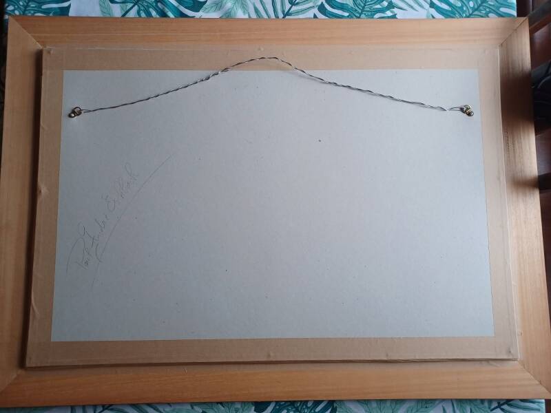 Painting - Countryside landscape - signed Paul André Eschbach