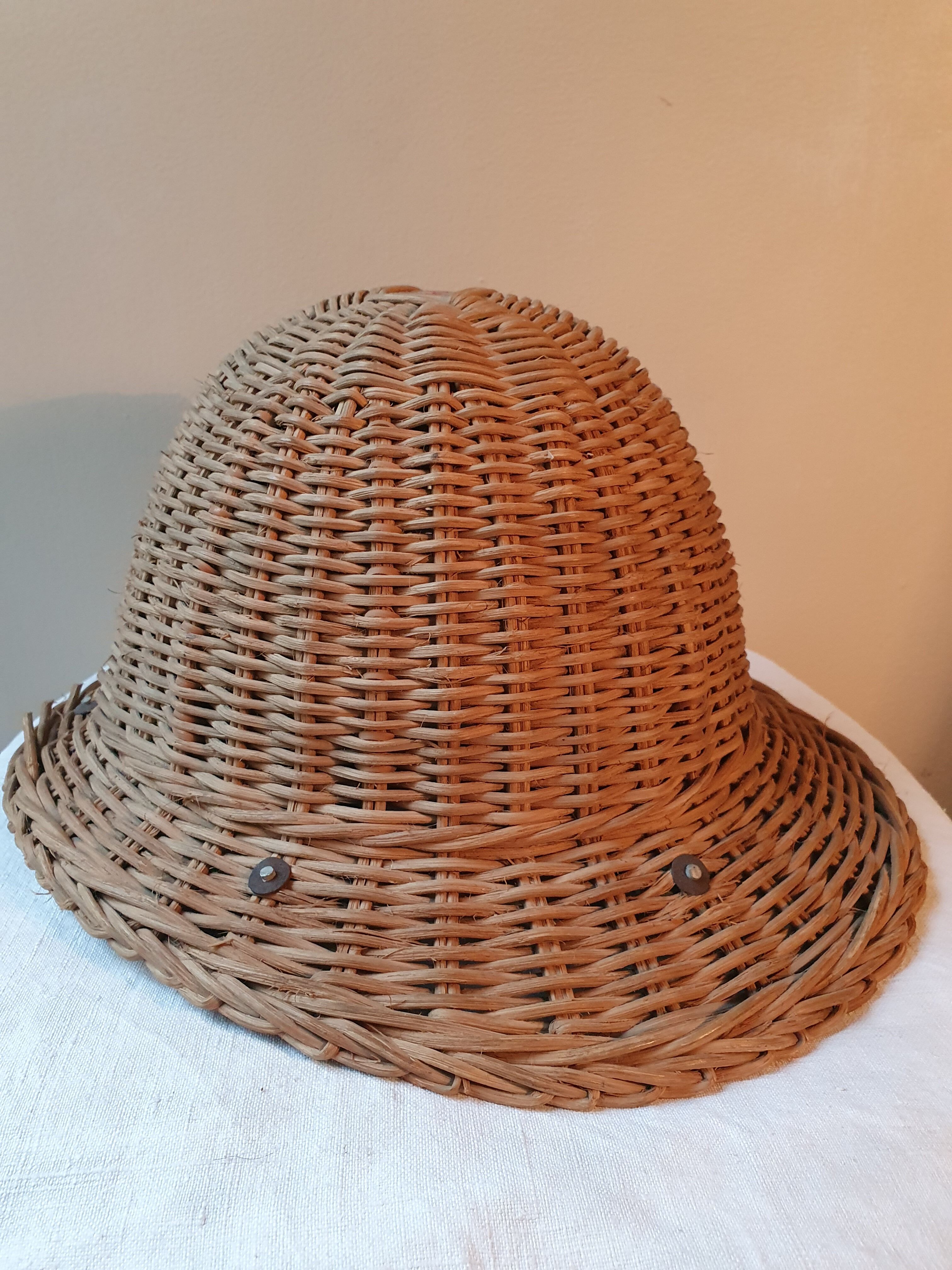 Chinese wicker safety helmet